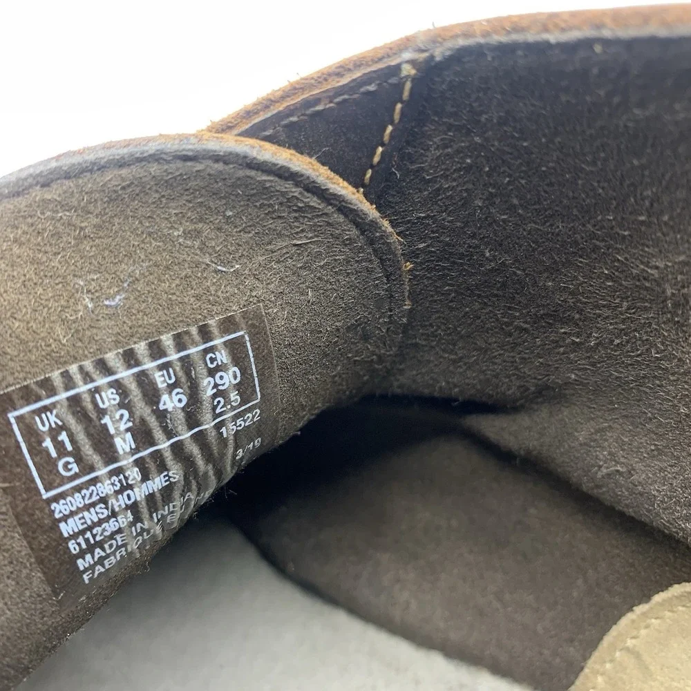 Clarks Bushacre 2 Beeswax Desert Boot Chukka Size 11 Men's Brown
